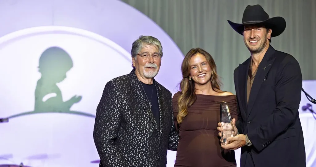 Russell Dickerson and Wife Kailey Receive Randy Owen Angels Among Us Award at Country Cares for St. Jude