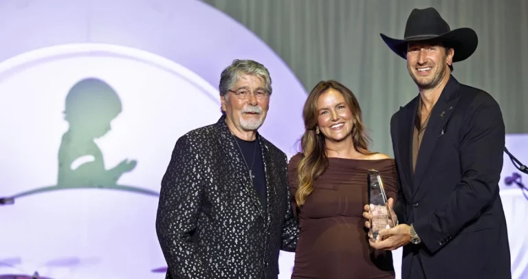 Russell Dickerson and Wife Kailey Receive Randy Owen Angels Among Us Award at Country Cares for St. Jude